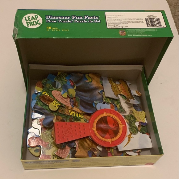 Leapfrog floor puzzle-dinosaur fun facts - Picture 5 of 5
